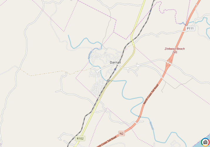 Map location of Nkwazi